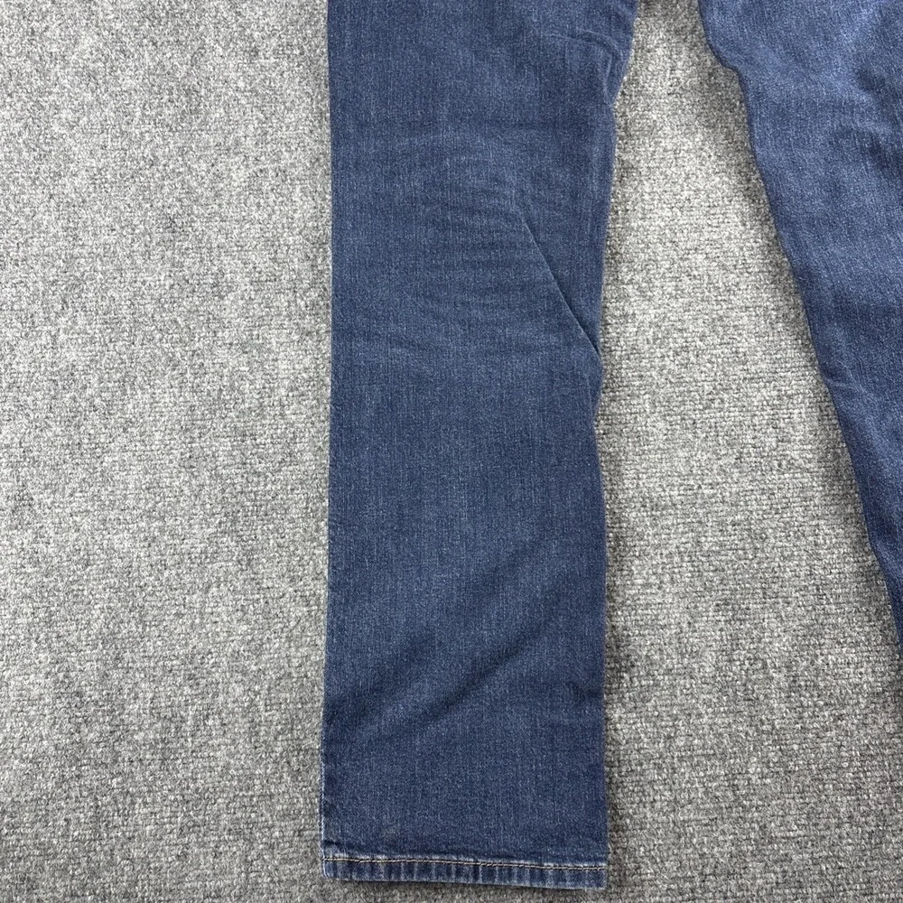 Levi's 514 Men's Straight Fit Jeans Size 32x34 Dark Wash Indigo Blue Denim